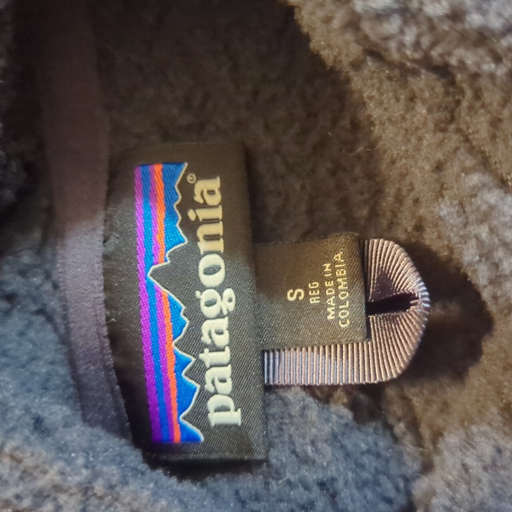 Patagonia Diamond Capra Small Fleece Hoody Navy Blue Women’s EUC - Picture 4 of 11